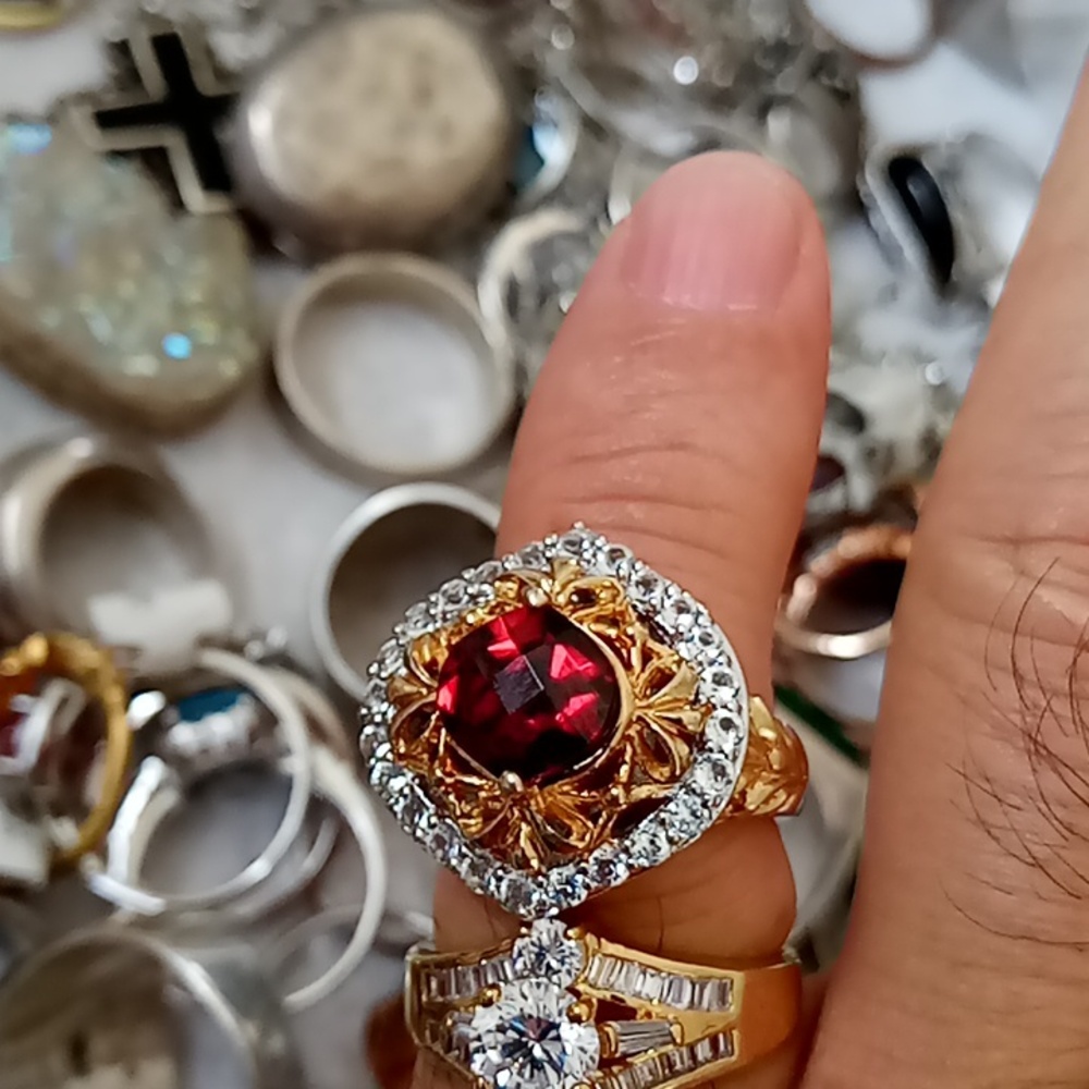 Fancy Silver Ring - image 1